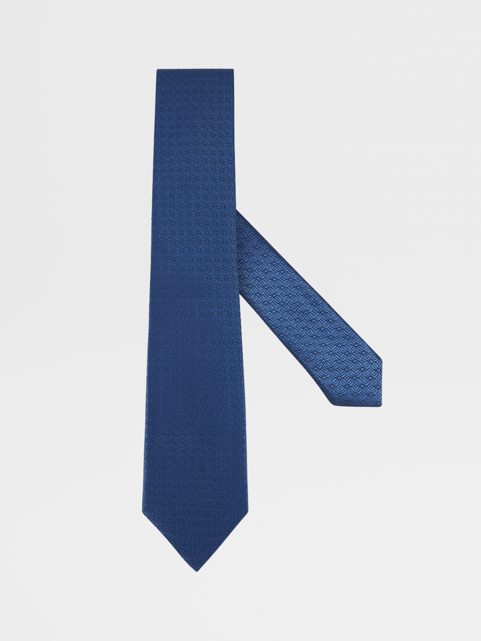 Medium Blue Pura Seta Silk Tie